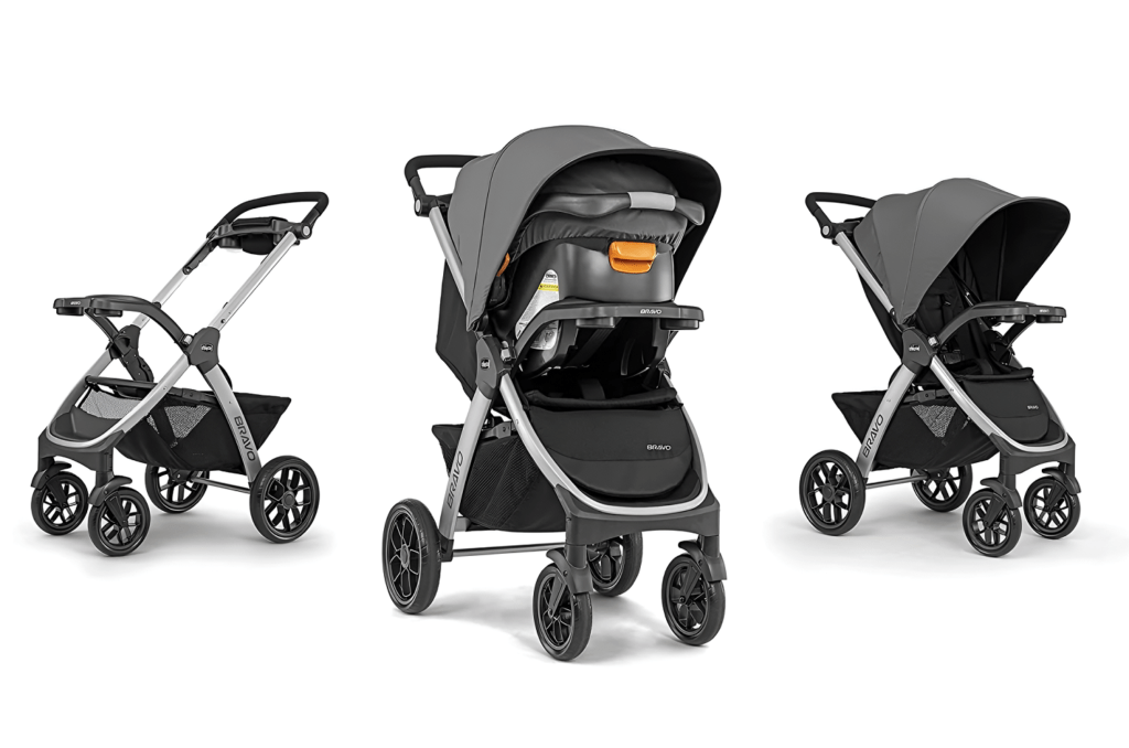 Chicco Bravo Quick-Fold Travel System