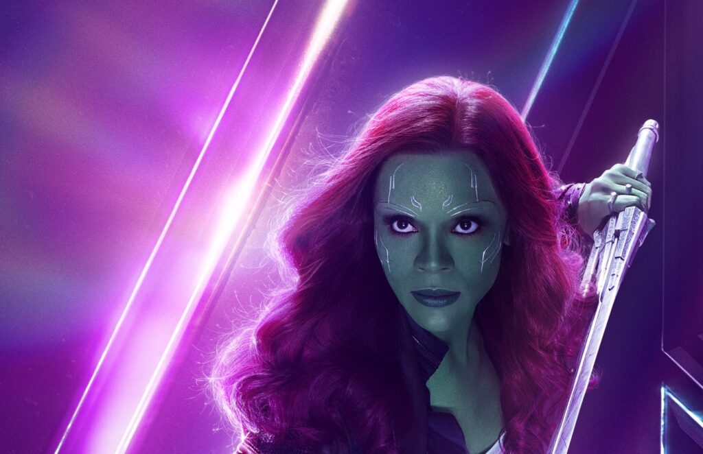 Zoe Saldana as Gamora